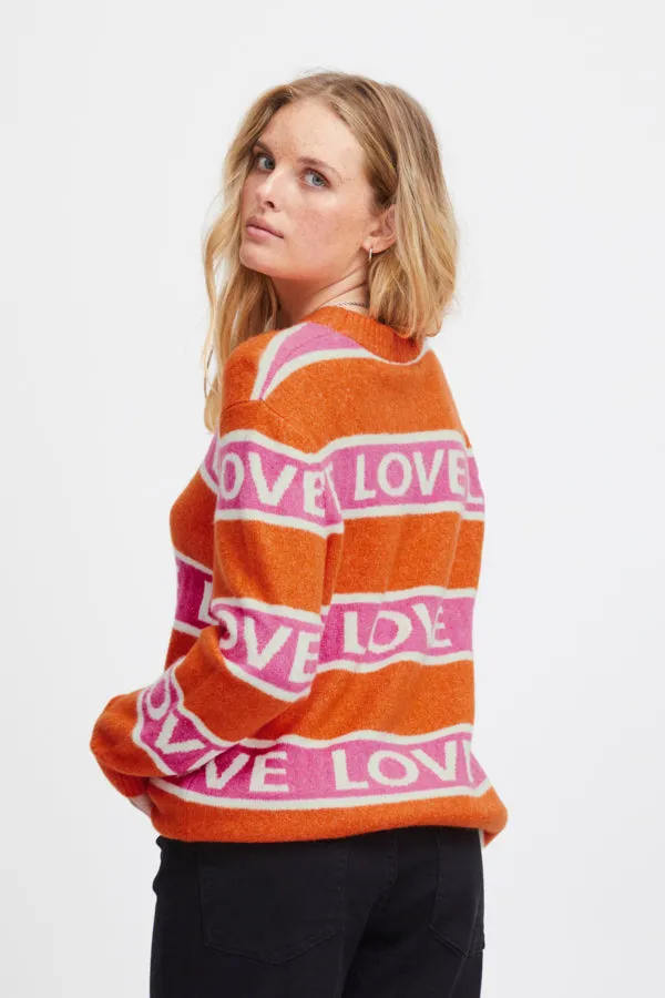 Motif Stripe Jumper