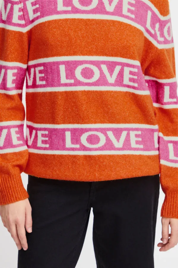 Motif Stripe Jumper