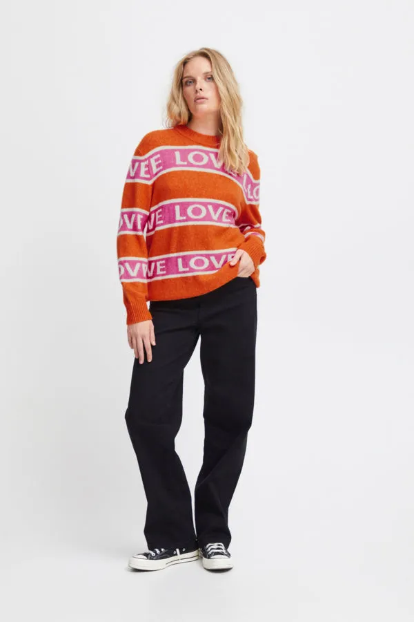 Motif Stripe Jumper