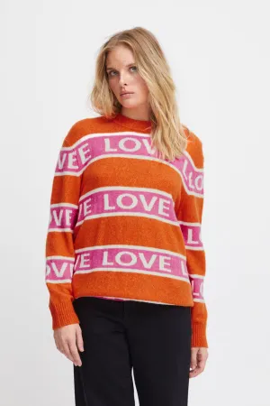 Motif Stripe Jumper
