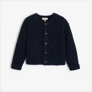 Newborn navy blue cardigan