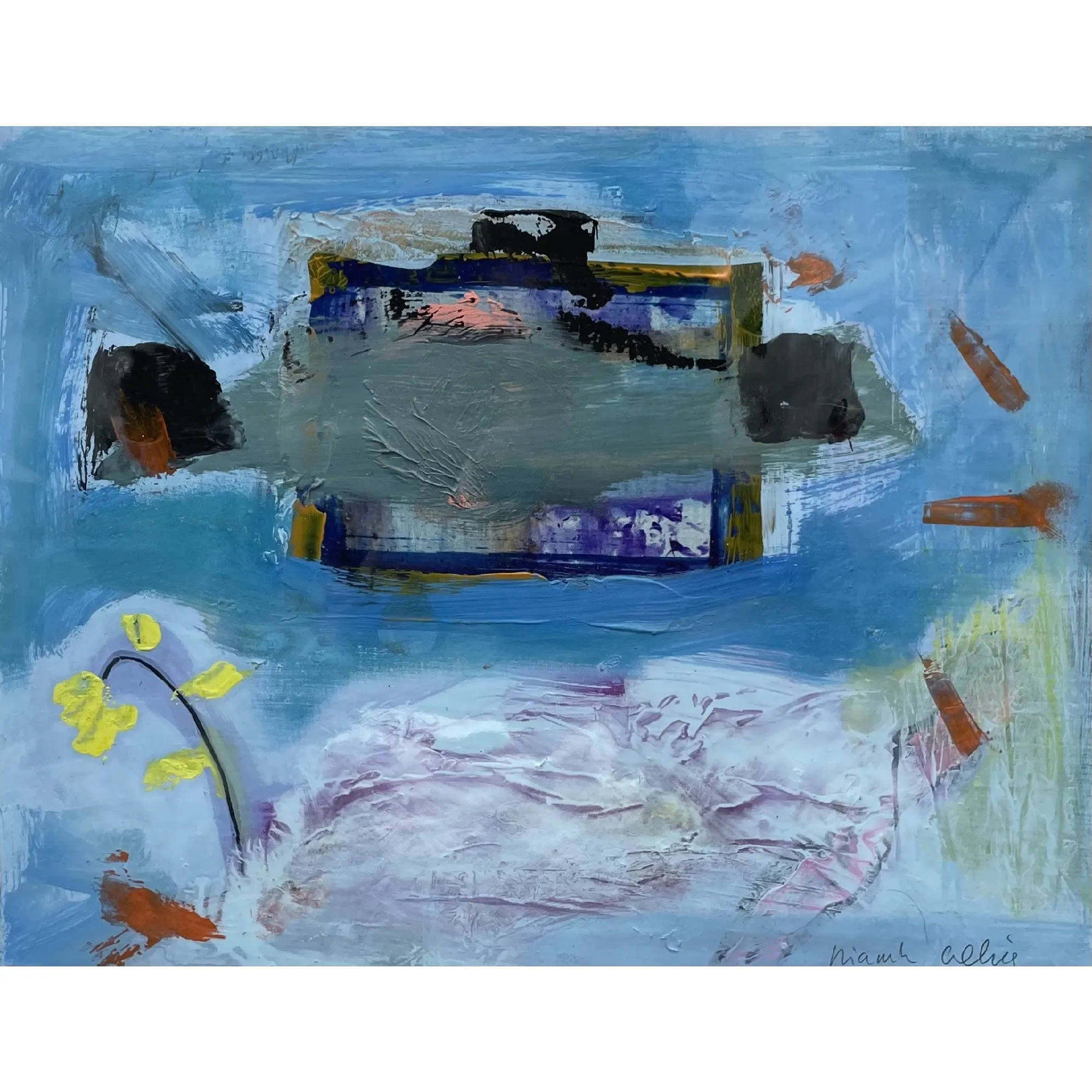 Niamh Collins Abstract Painting Oil on Paper 12