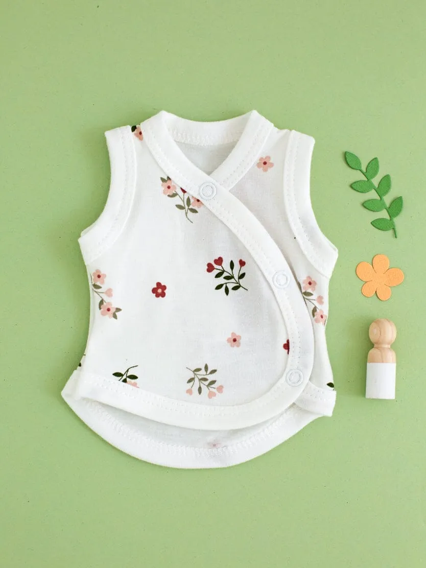 NICU Baby Vest, Beautiful Bloom