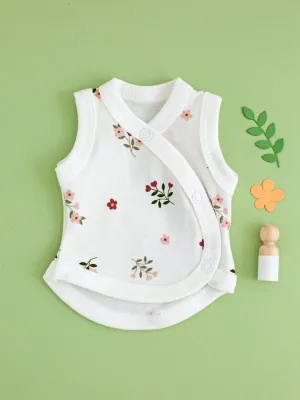 NICU Baby Vest, Beautiful Bloom