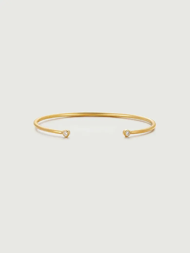 OBY Bezel Set Diamond Bangle