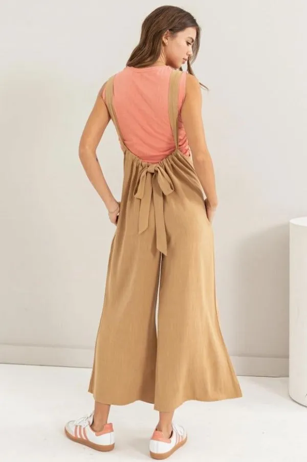 Overall - Jumpsuit Woven - Camel