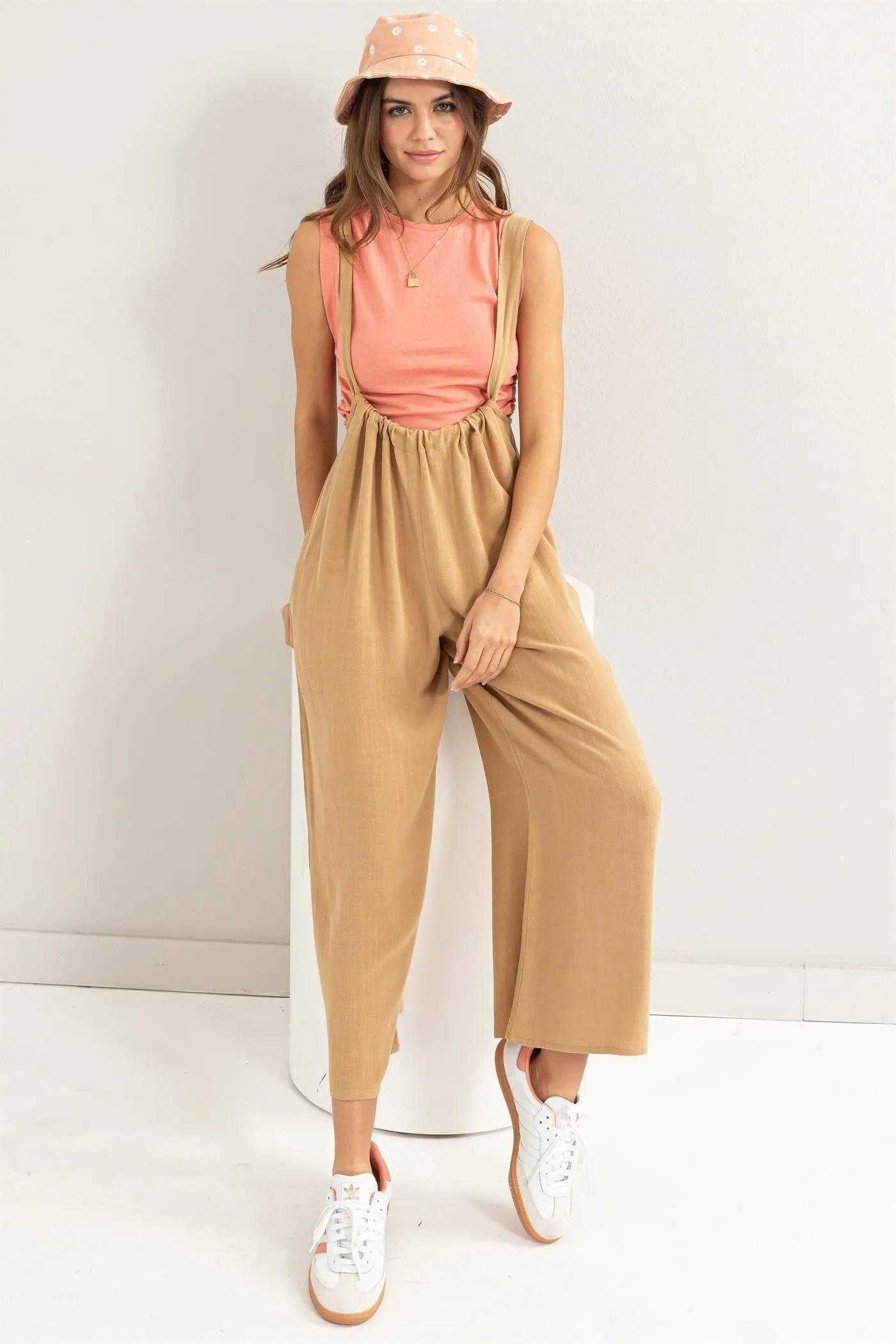 Overall - Jumpsuit Woven - Camel