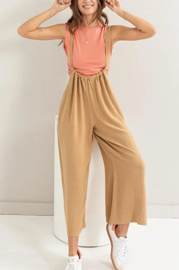 Overall - Jumpsuit Woven - Camel
