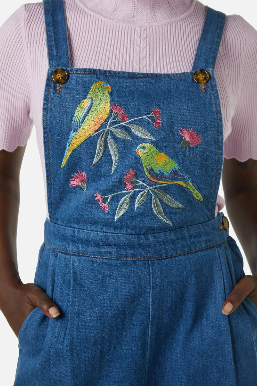 Parrot Emb Overall