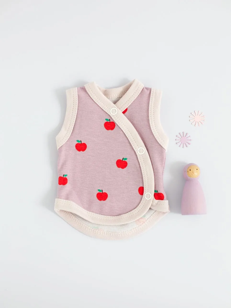 Premature Baby Clothes, Vest, Orchard
