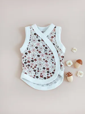 Premature Baby Girl Vest, Ditsy Floral