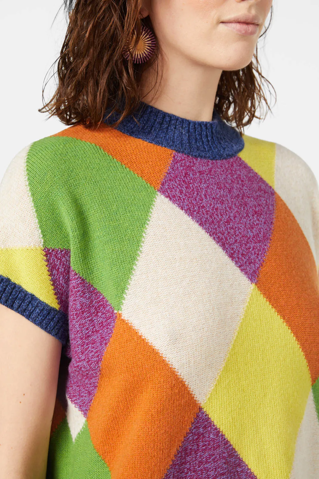Rainbow Diamond Vest