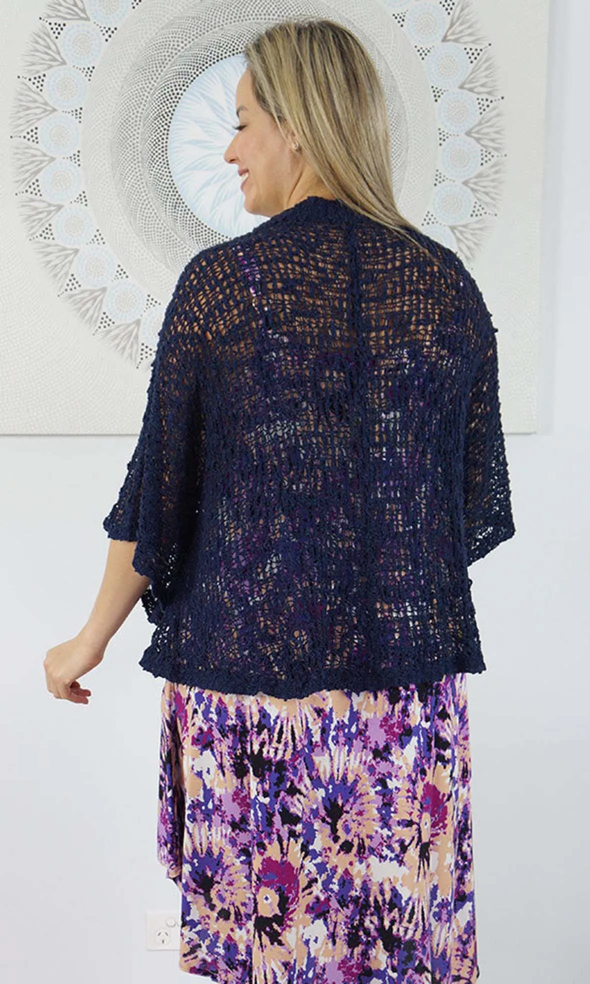 Rayon Knitted Cardigan, More Colours