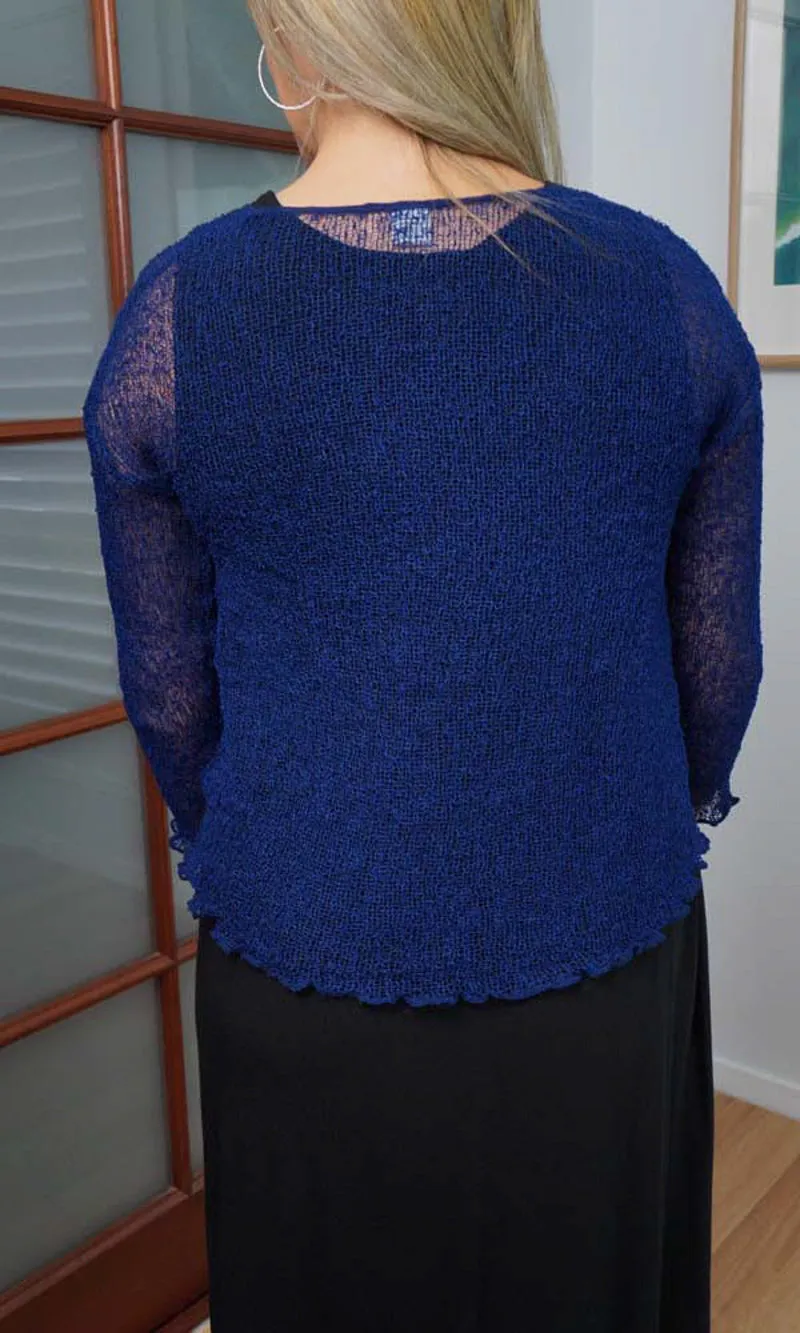 Rayon Knitted Top Bolero Plain, More Colours