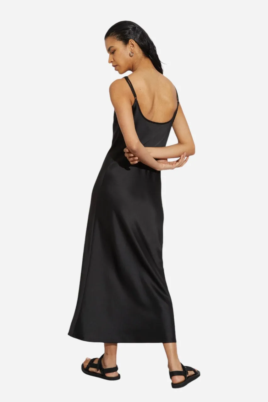 Saint Art Haley Slip Dress Black