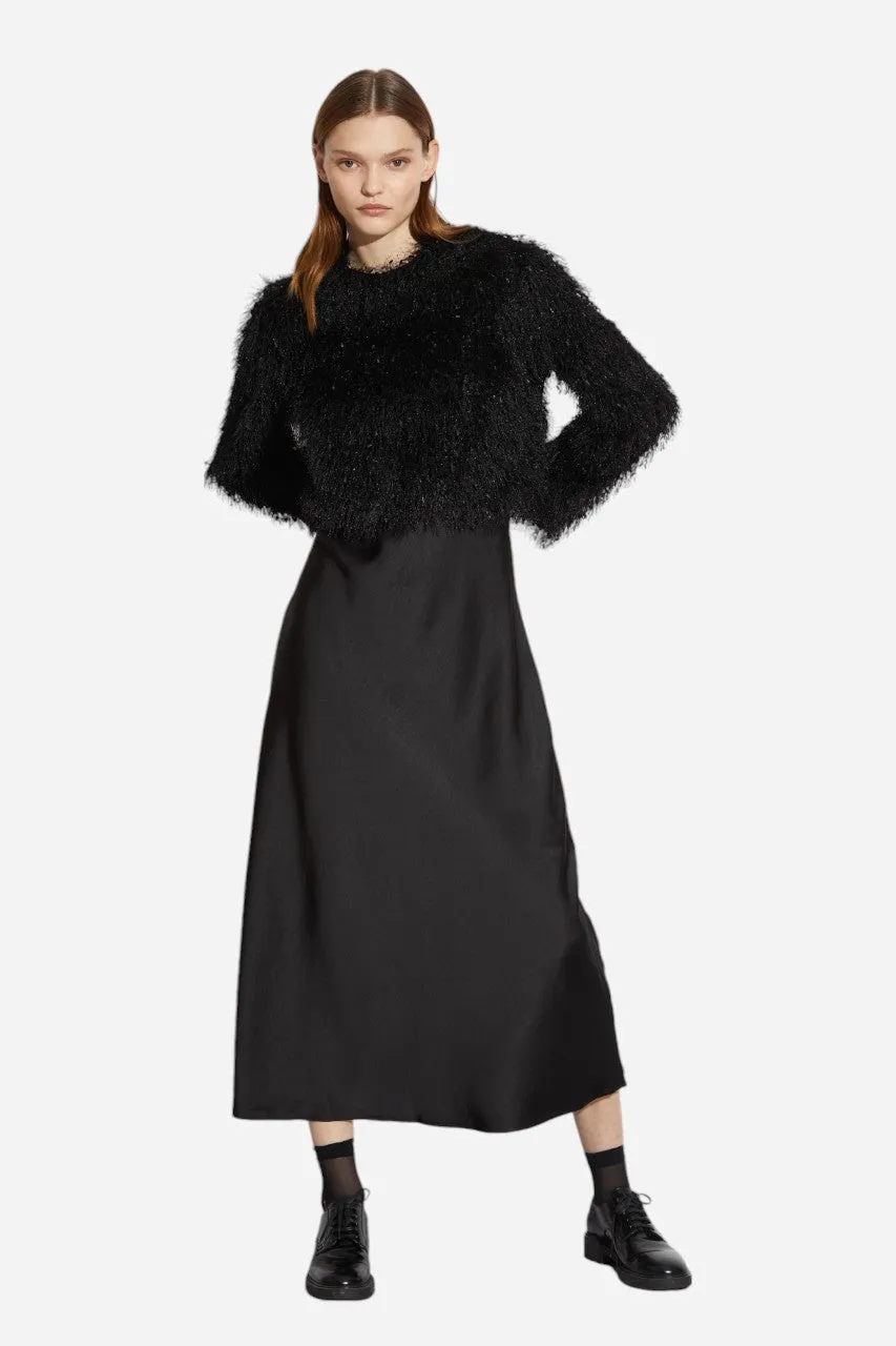 Saint Art Haley Slip Dress Black