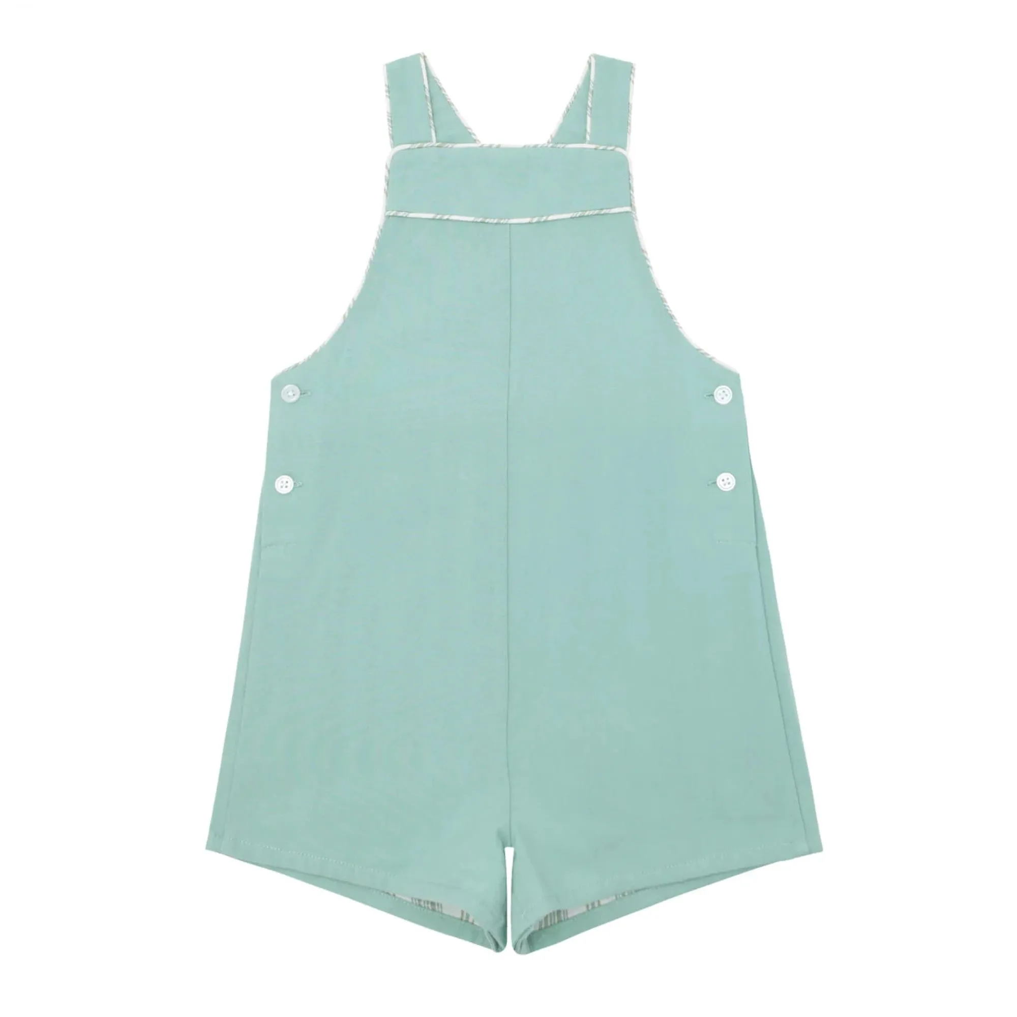Sea Blue Short Overall