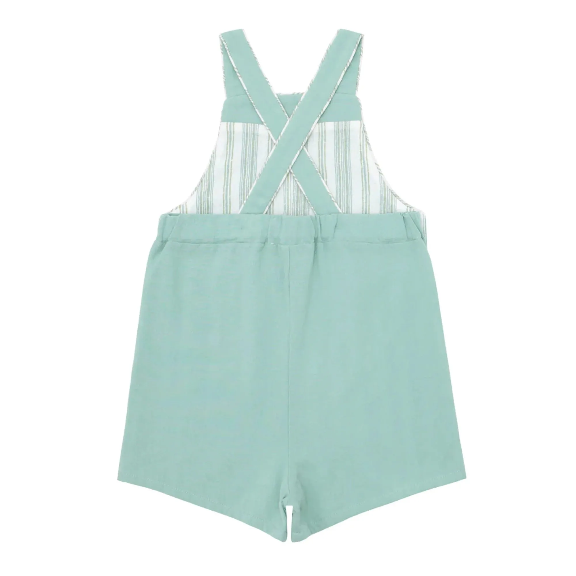 Sea Blue Short Overall
