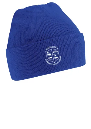 Southwick Community Primary School Royal Blue Knitted Hat