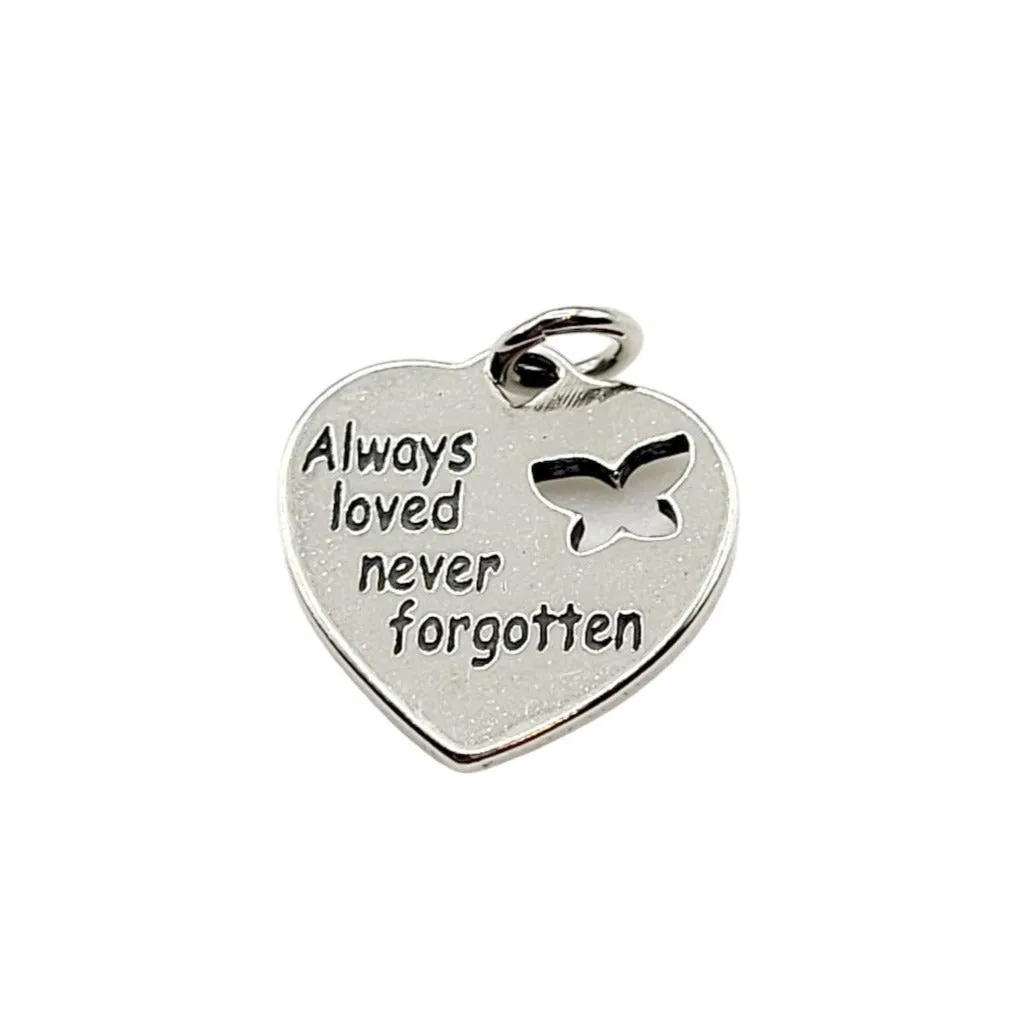 Sterling Silver Always Loved Charm