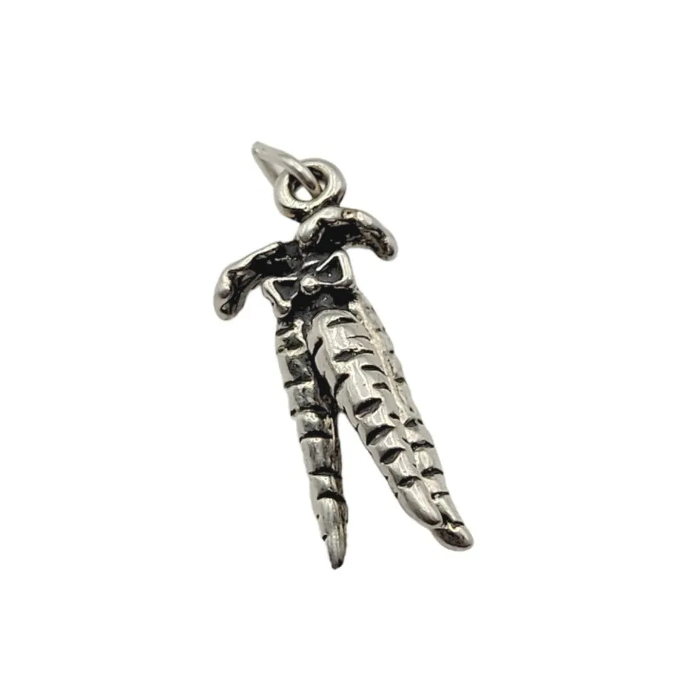 Sterling Silver Carrots Charm