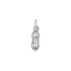 Sterling Silver Double Sided Peanut Charm