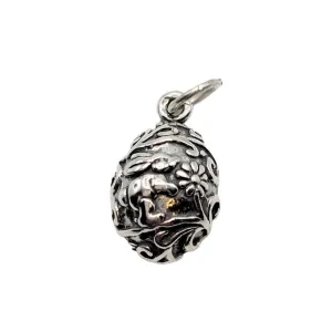 Sterling Silver Egg Charm