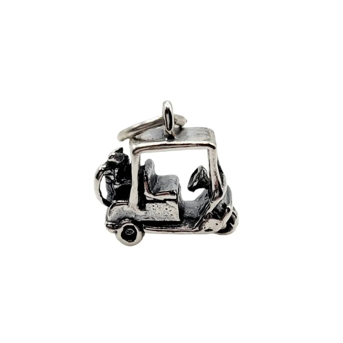 Sterling Silver Golf Cart Charm
