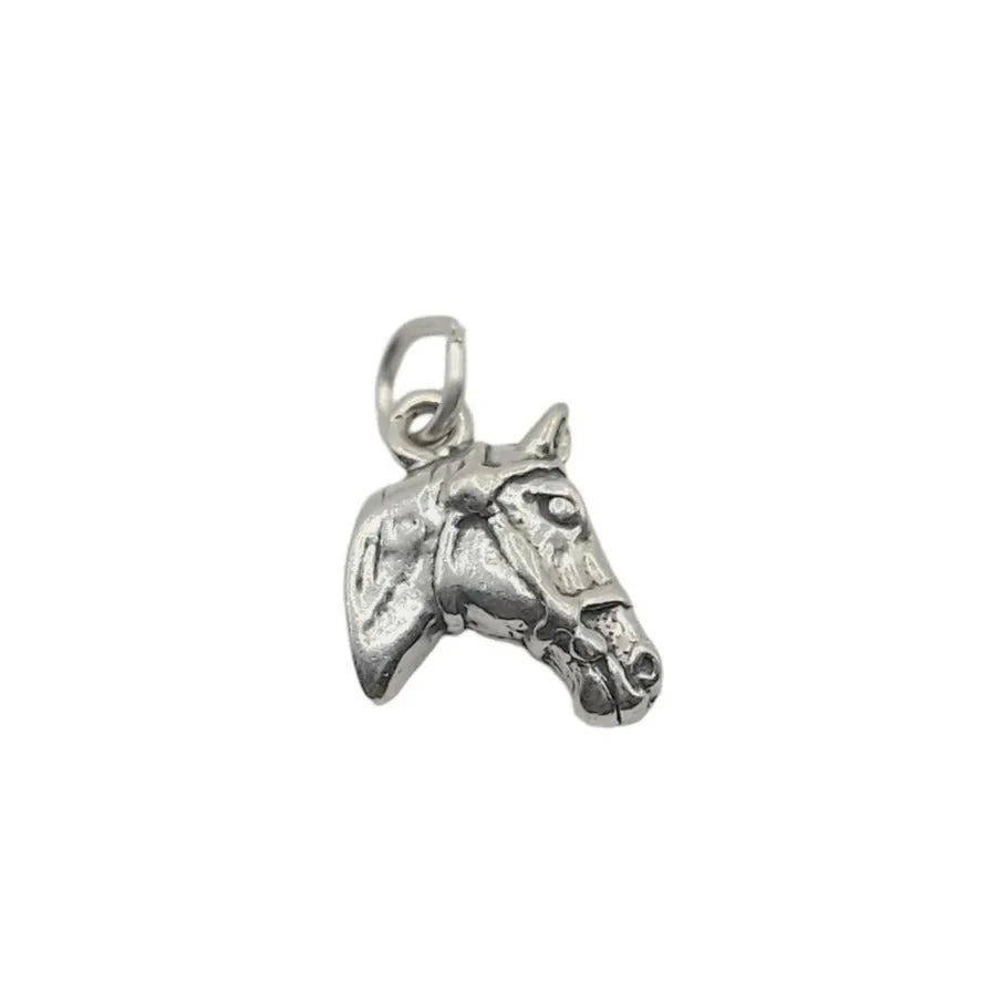 Sterling Silver Horse Head Charm