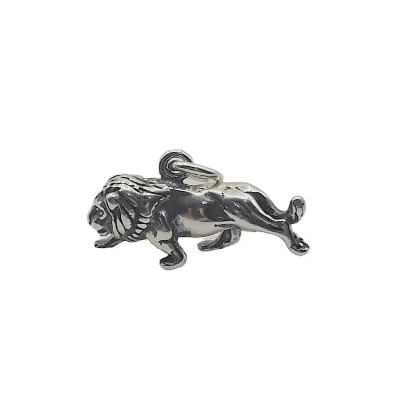 Sterling Silver Lion Charm