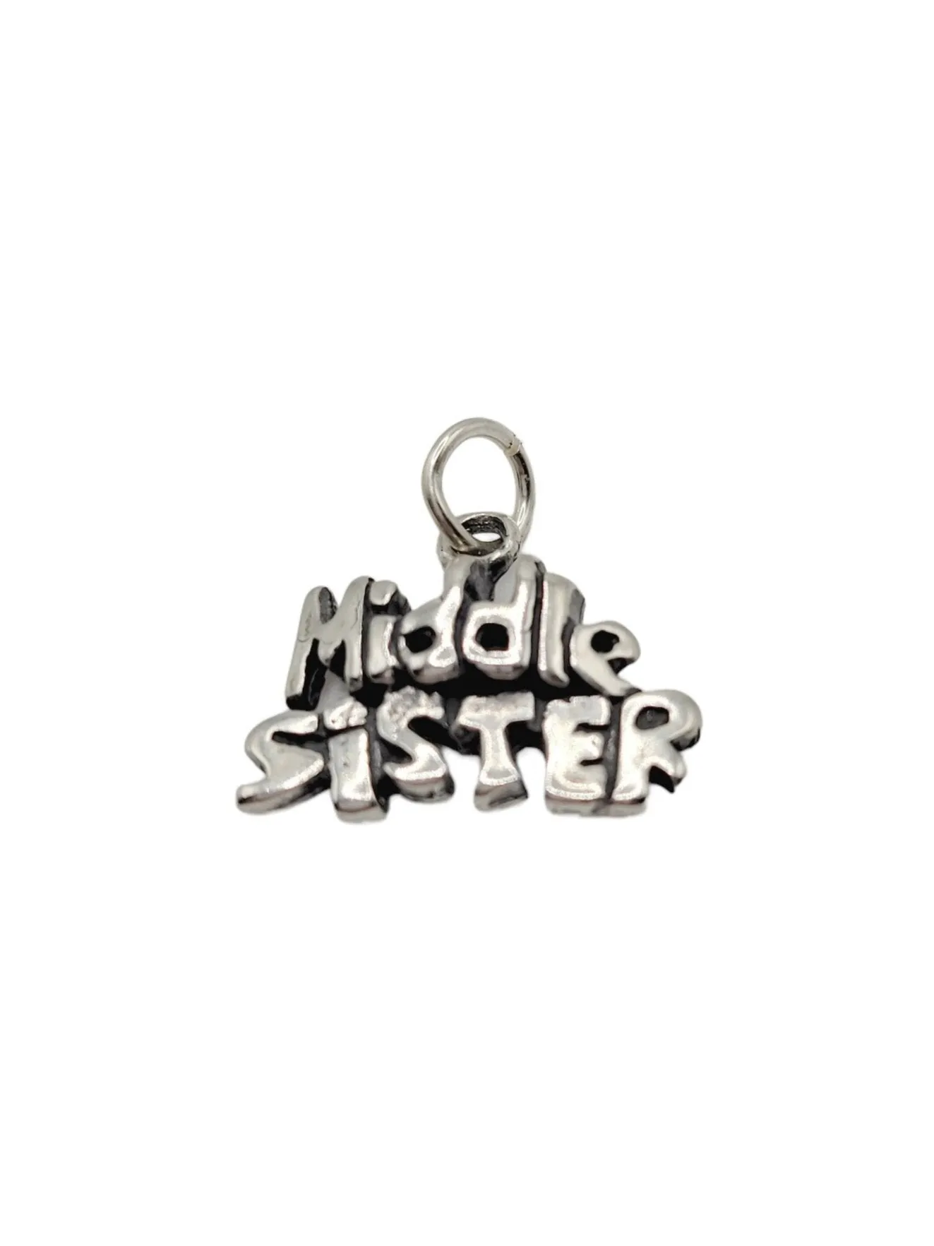 Sterling Silver Middle Sister Charm
