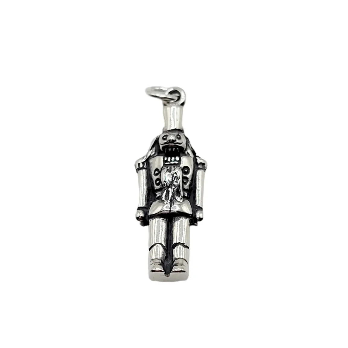 Sterling Silver Nutcracker Holiday Charm