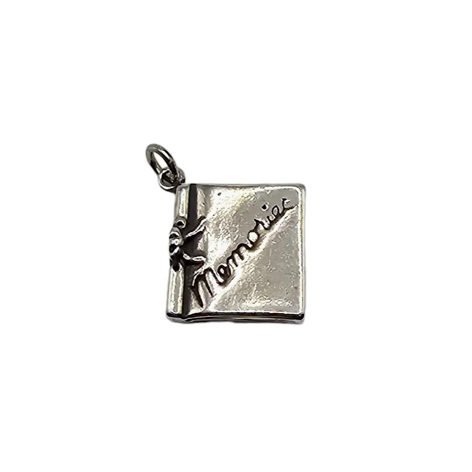 Sterling Silver Scrapbook Charm