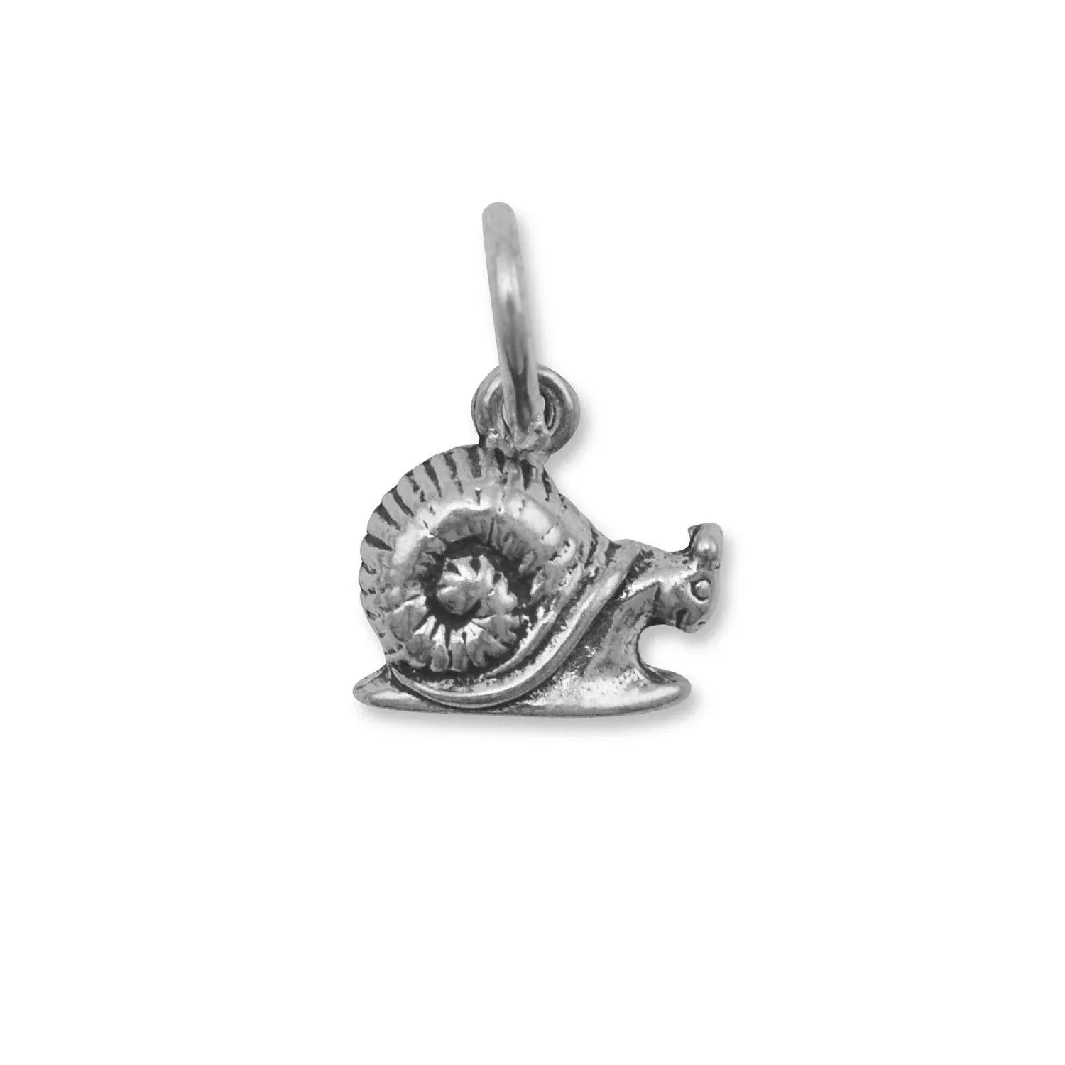 Sterling Silver Snail Charm