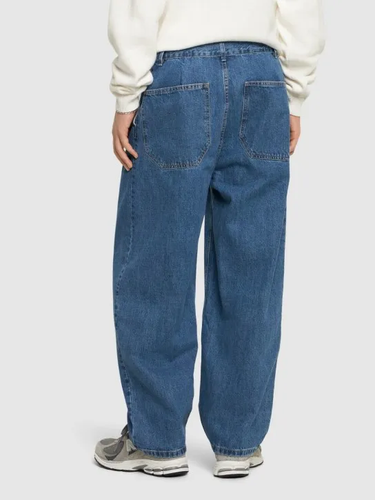 The Frankie Shop   Wide cotton denim jeans 