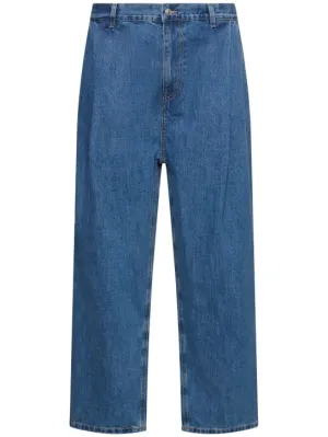 The Frankie Shop   Wide cotton denim jeans 
