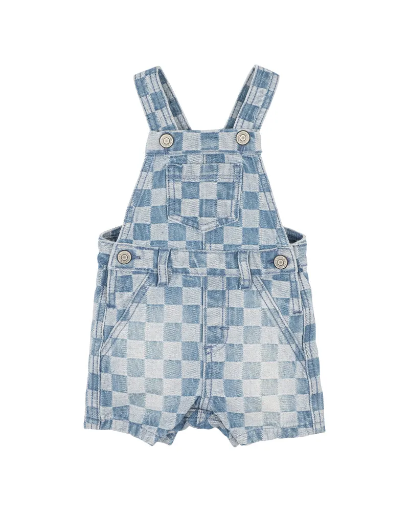 THE WATERHOLE CHECK DENIM OVERALL