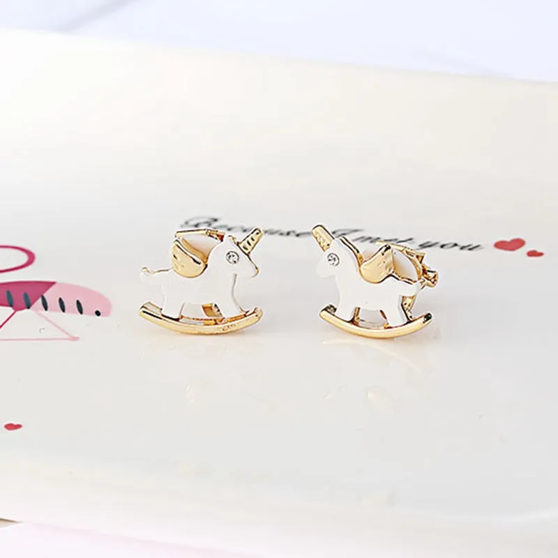 Unicorn Pierced Earrings