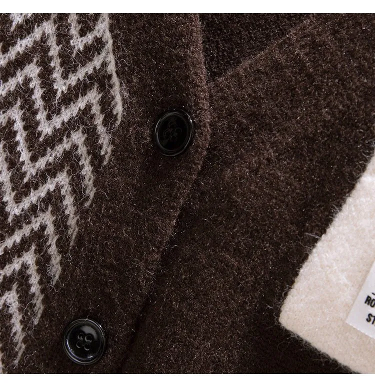 V-neck knitted sleeveless vest knitted cardigan