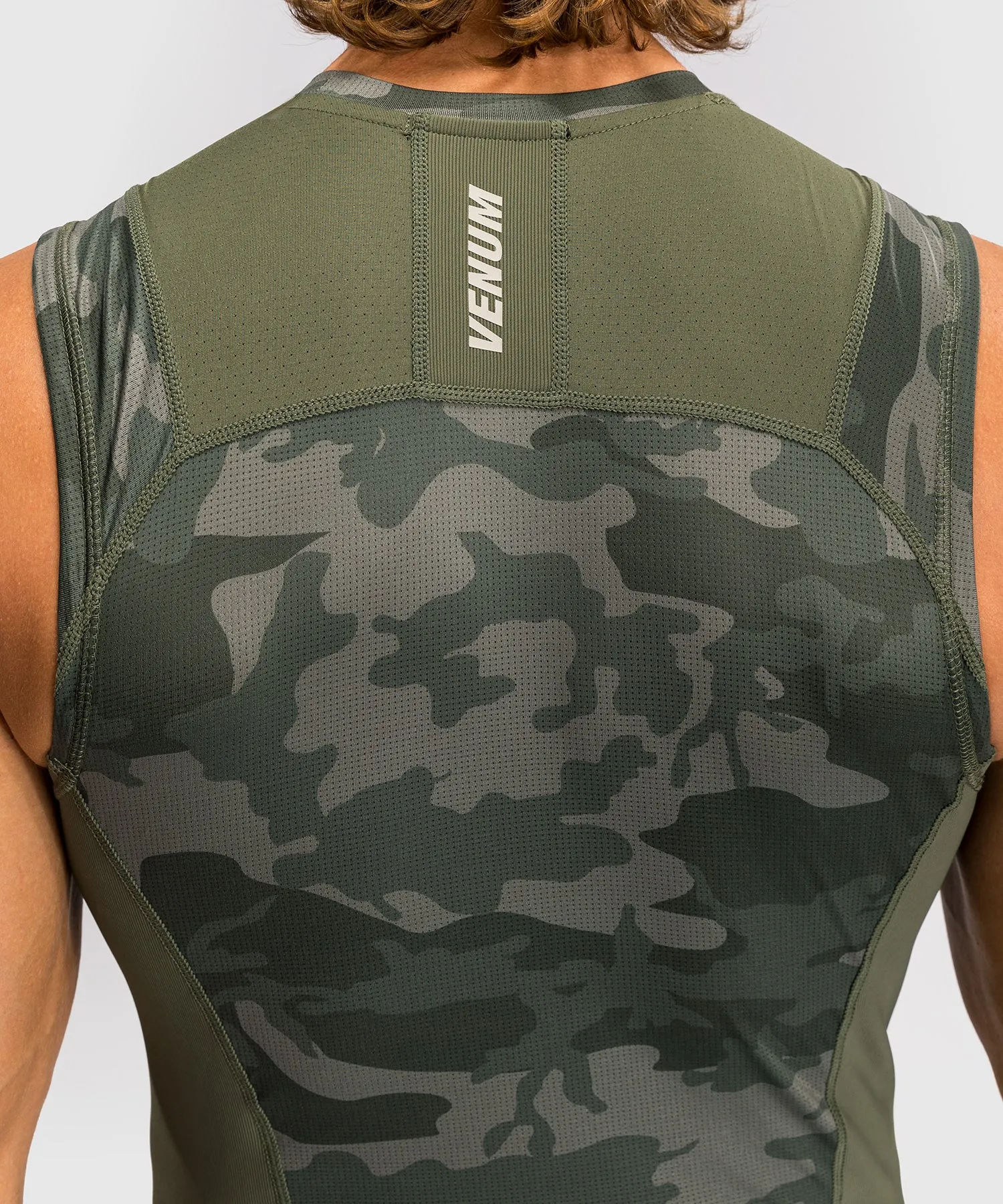 Venum G-Fit Air Men's Sleeveless Rashguard - Army Camo