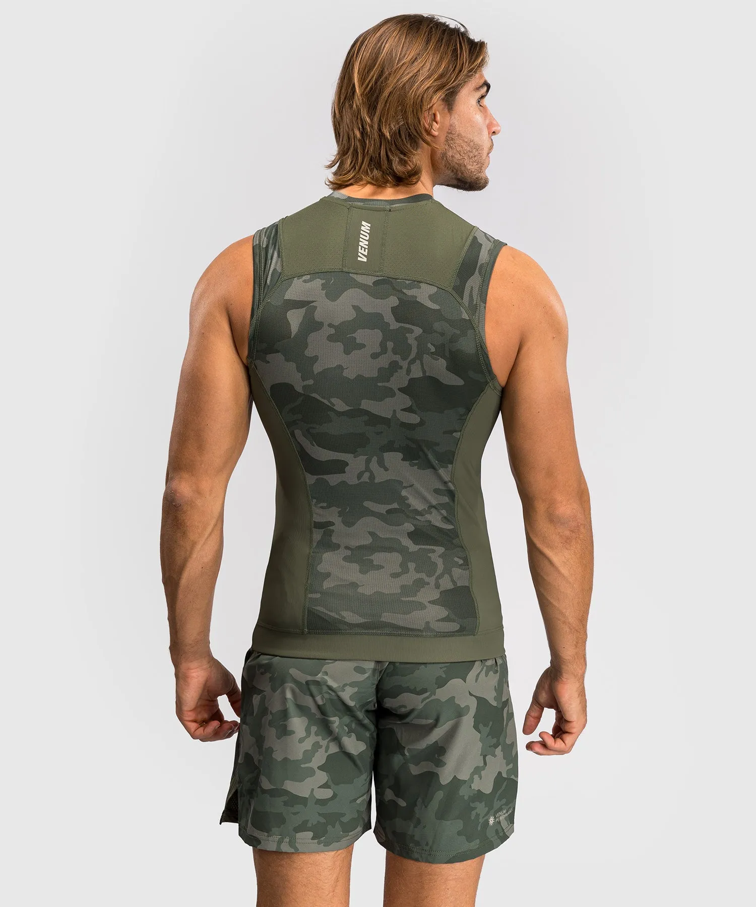 Venum G-Fit Air Men's Sleeveless Rashguard - Army Camo