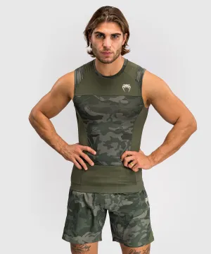 Venum G-Fit Air Men's Sleeveless Rashguard - Army Camo