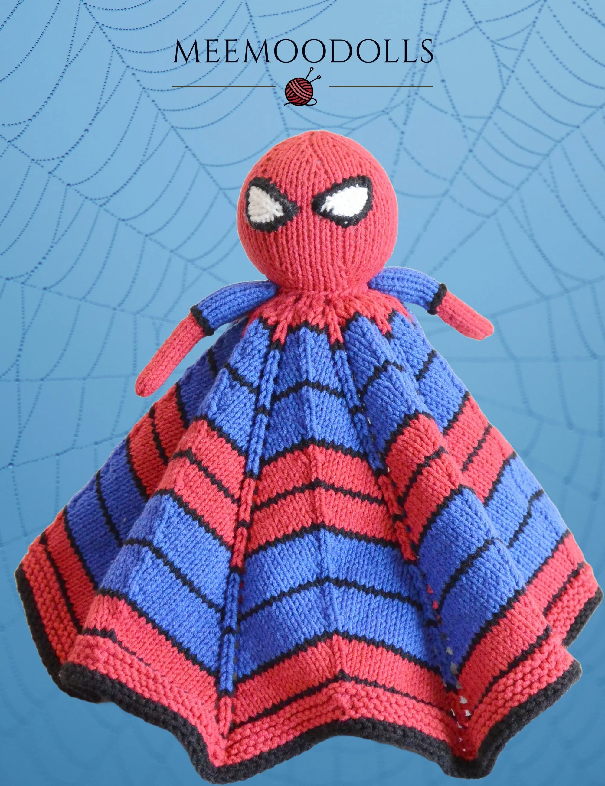 Webbed Wonder Snuggle Blanket Knitting Pattern