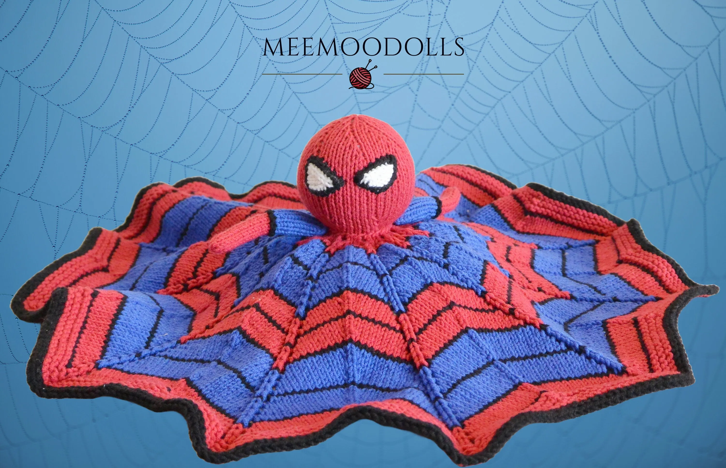 Webbed Wonder Snuggle Blanket Knitting Pattern