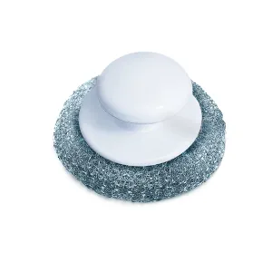 Wire Mesh Scourer with Hand Saver Knob
