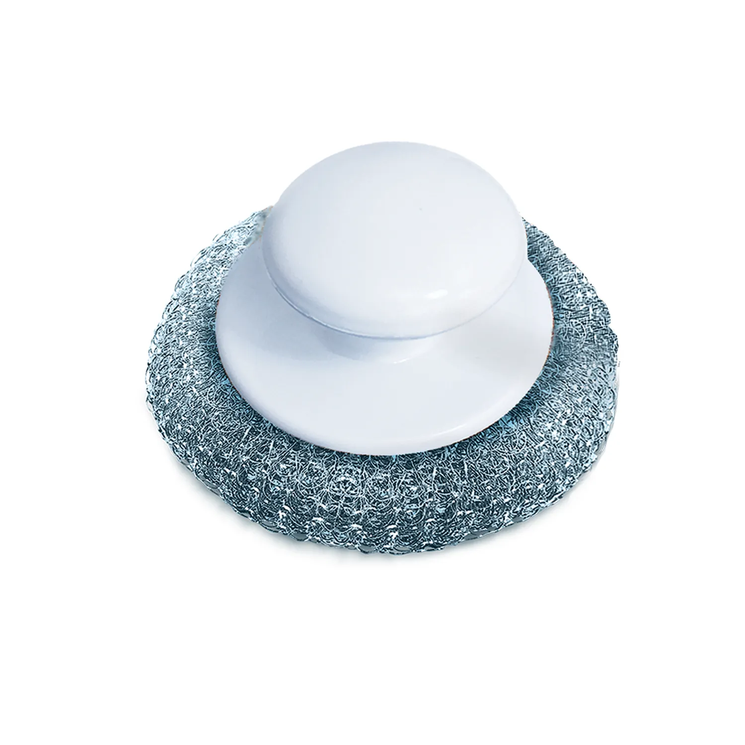 Wire Mesh Scourer with Hand Saver Knob