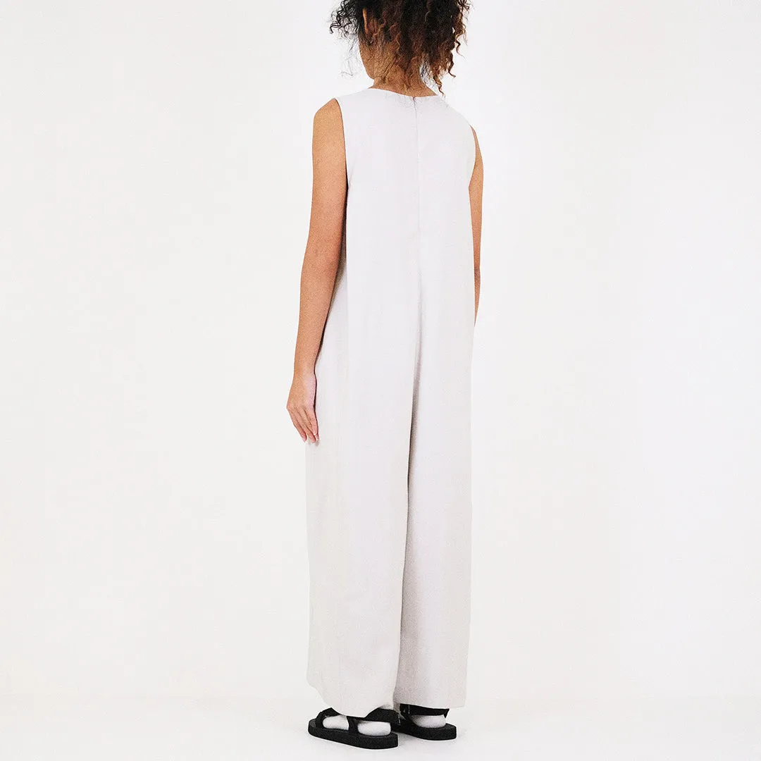 Women Jumpsuit - Beige - SW2311157A