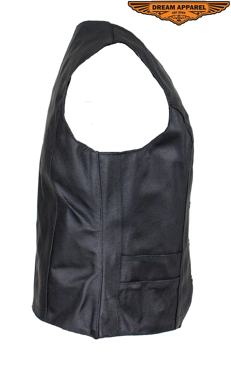 Women’s Black Concealed Gun Pocket Vest