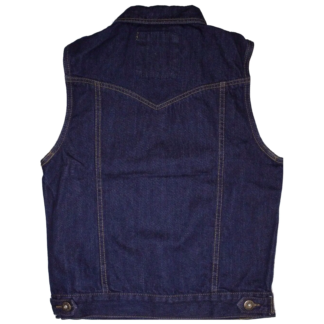 Women's Dark Blue Denim Battle Vest